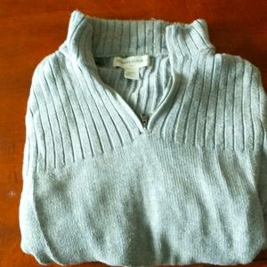 Banana Republic V Neck 1/4 Zipper Sweater
